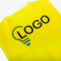 Hochwertige Kinder-Warnweste, 4/4-farbig bedruckt, BRUST und RÜCKEN