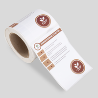 Etiketten, farbig bedruckt, Rolle