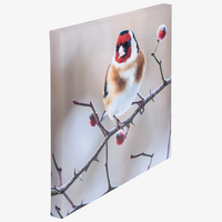 Hochwertige Leinwand inkl. Holz-Keilrahmen 2 cm, farbig bedruckt, seitlich