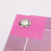 Mesh Plane, farbig bedruckt mit Öse