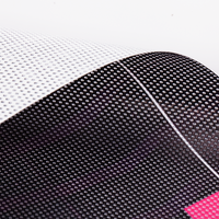 Mesh Plane, farbig bedruckt, geknickt 