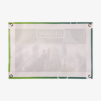 Mesh-Blache, 4/0-farbig bedruckt, geöst