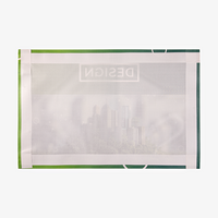 Mesh-Blache, 4/0-farbig bedruckt, rundum umsäumt