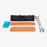 Messetheke gerade, Holzablage, Einzelteile