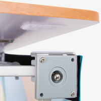 Messetheke gerade, Holzablage, Detail Verbindung 3, bedruckt