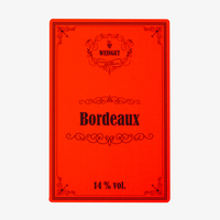 Etiketten, farbig bedruckt, Motive