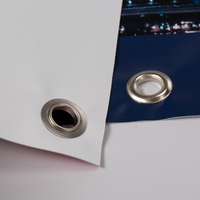 PVC-Plane, farbig bedruckt mit Ösen