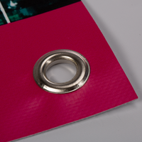 PVC-Plane, farbig bedruckt mit Öse