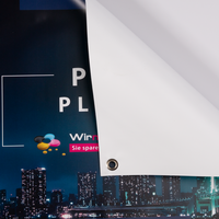 PVC-Plane, farbig bedruckt, einseitig mit Öse