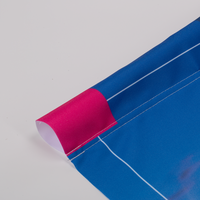 Textilbanner, farbig bedruckt mit Hohlsaum