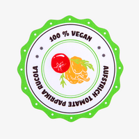 Aufkleber, Frei Form, bedruckt mit Text