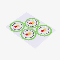 Aufkleber, Frei Form, bedruckt mit Text