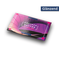 Ansteckbutton, farbig bedruckt, liegend