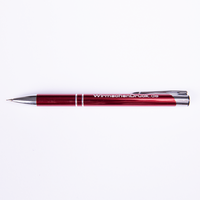 Druckbleistift, gravur, liegend, rot