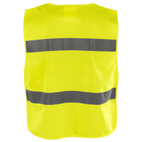 Hochwertiger Kinder-Warnschutzponcho mit einer Druckposition, Rückseite