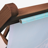 Liegestuhl Premium mit Lehne detail5