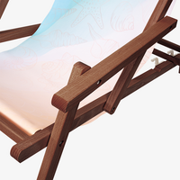 Liegestuhl Premium mit Lehne detail3