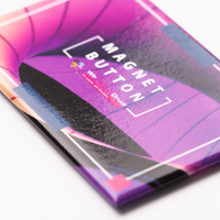 Magnetbutton, farbig bedruckt, liegend