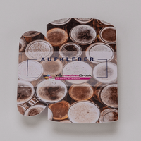 Plakatstörer farbig bedruckt, Bierkrug-Form, liegend