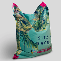 Sitzsack,farbig bedruckt, Muster