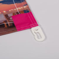  Banner, farbig bedruckt mit Karabiner