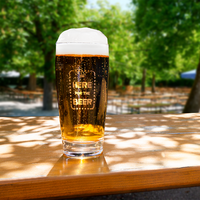 Bierglas graviert Biergarten