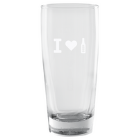 Bierglas graviert frontal