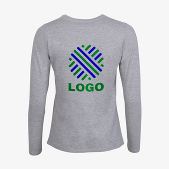 Longsleeve, farbig bestickt, Hinten