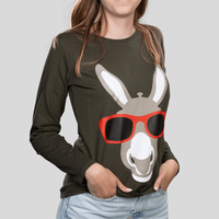 langarmshirt, farbig bedruckt, motiv