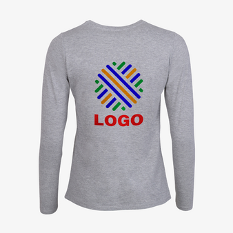 Longsleeve, farbig bestickt, Hinten