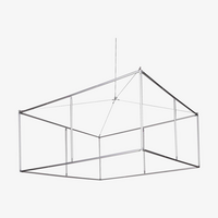 Deckenbanner - rechteckig 4/4-farbig bedruckt inkl. System detail