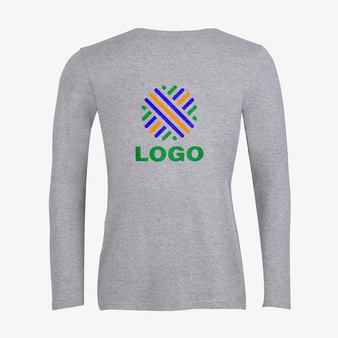 Longsleeve, farbig bestickt, Hinten