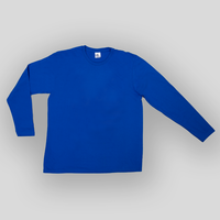 langarmshirt, unbedruckt