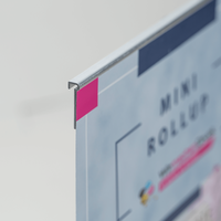 MINI Roll-Up, farbig bedruckt