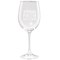 Weißweinglas Lasergravur