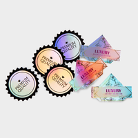 Hologramm-Aufkleber 4/0 farbig bedruckt mit freier Größe (rechteckig), Gruppe