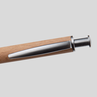 Holz-Kugelschreiber, 4/0 farbig, einseitig bedruckt