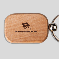 Schlüsselanhänger, bedruckt, Holz