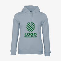 Hoodie Damen, Organic, B&C - mit EINER Druckposition