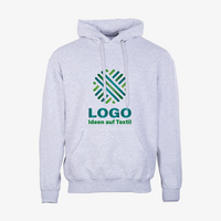 Hoodie, farbig bedruckt, Vorderansicht