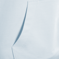 Hoodie, farbig bestickt, Detailfoto Bauchtasche