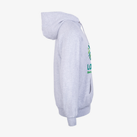 Hoodie, farbig bedruckt, Seitenansicht