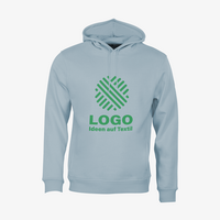 Hoodie, farbig bedruckt, B&C, Vorderseite