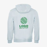 Hoodie, farbig bedruckt, Rueckseite