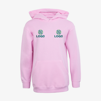 Hoodie, bestickt, Vorderansicht