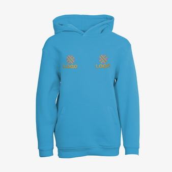 Hoodie, bestickt, Vorderansicht