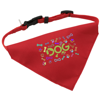 Hundehalstuch mit einer Druckposition