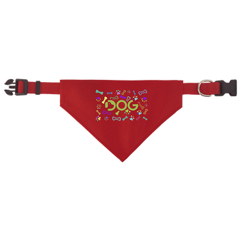 Hundehalstuch mit einer Druckposition