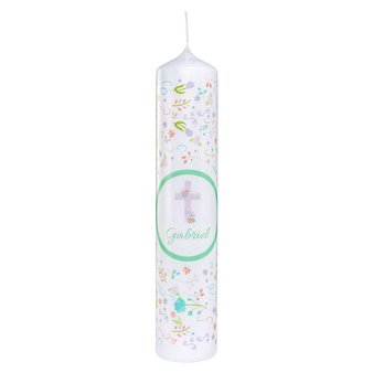 Individuelle Kerze 30 x &Oslash; 6 cm, 4/0-farbig einseitig bedruckt