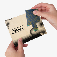 Kartenhülle Basic im handlichen Format beidseitig schwarz bedruckt